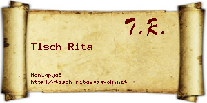 Tisch Rita névjegykártya